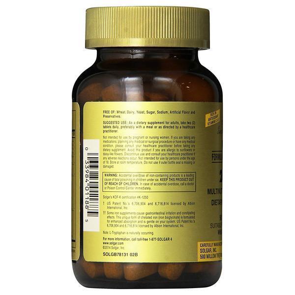 Solgar VM 2000 Multi-Nutrient 90 capsules - Supplements.co.nz