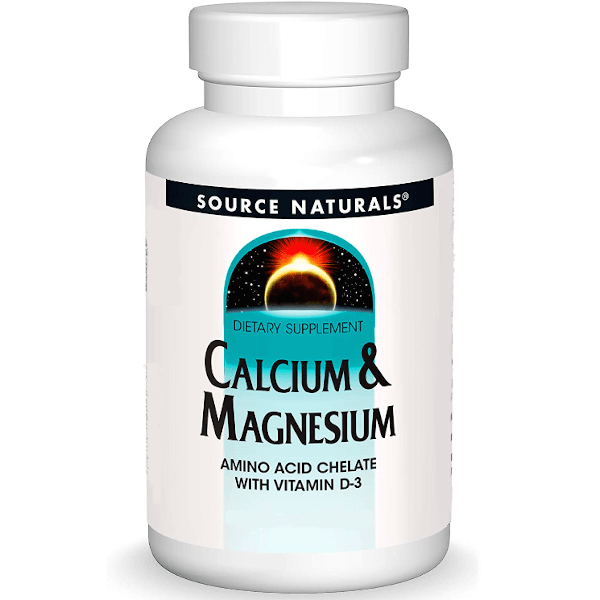 Source Naturals Calcium &amp; Magnesium 100 Tabs