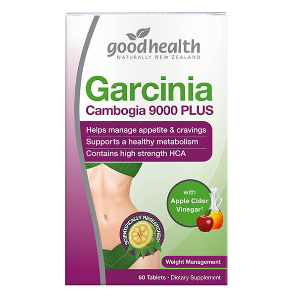 Good Health Garcinia Cambogia 9000 Plus with Apple Cider Vinegar 60 Tabs