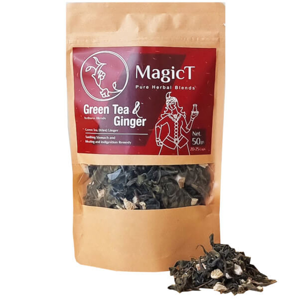 MagicT Green Tea and Ginger 50g Pouch