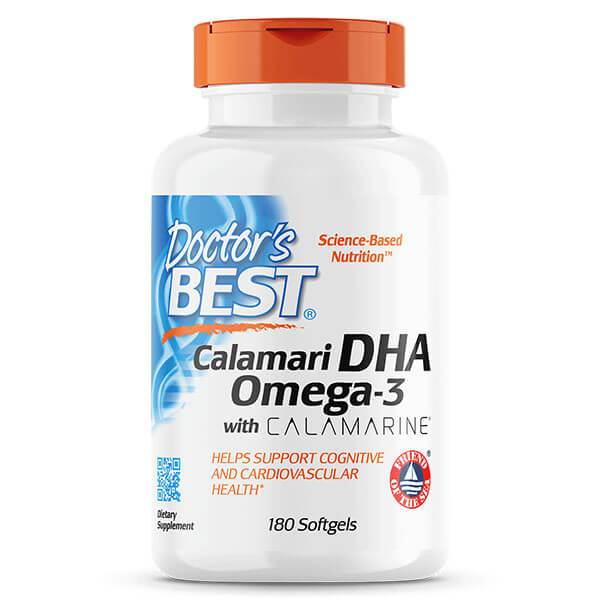Doctor&#39;s Best Calamari DHA Omega-3 180 Softgels
