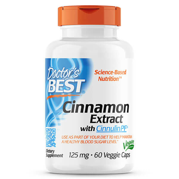 Doctor&#39;s Best Cinnamon Extract with CinnulinPF 60 Caps