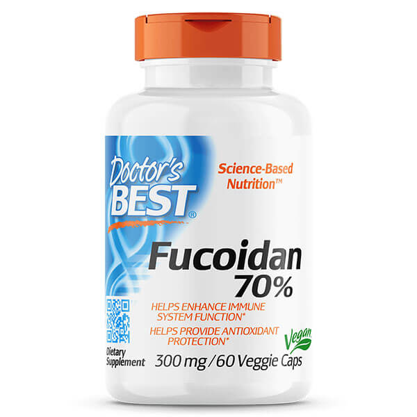 Doctor&#39;s Best Fucoidan 70% 60 Veggie Caps