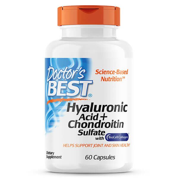 Doctor&#39;s Best Hyaluronic Acid with Chondroitin Sulfate 100mg 60 Caps