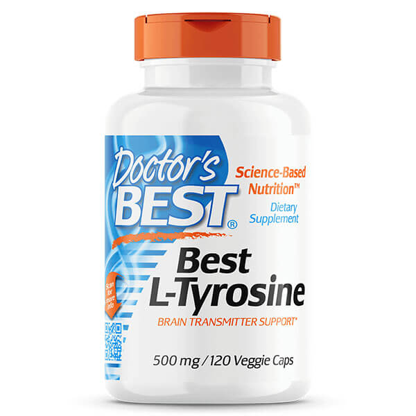Doctor&#39;s Best L-Tyrosine 120 Veggie Capsules