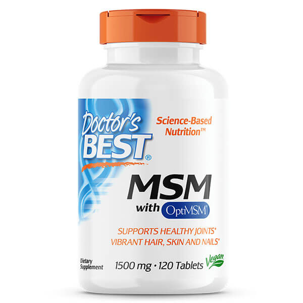 Doctor&#39;s Best MSM 1500mg 120 Tablets