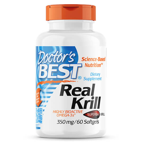 Doctor&#39;s Best Real Krill 350mg 60 Softgels