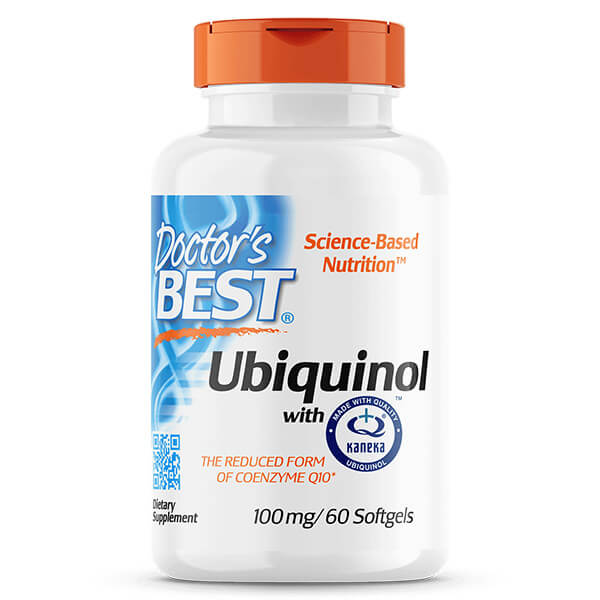 Doctor&#39;s Best Ubiquinol with Kaneka&#39;s QH 100mg 60 Softgels