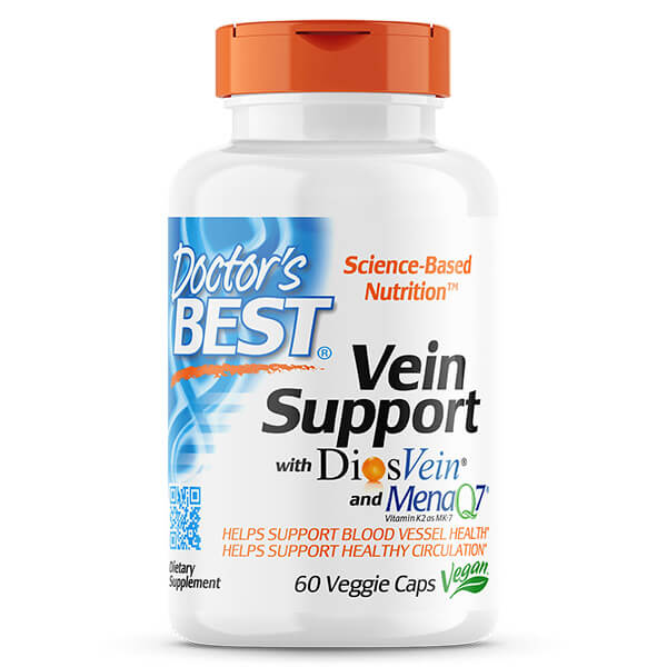 Doctor&#39;s Best Vein Support with DiosVein and MenaQ7 60 Caps