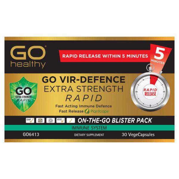 Go Healthy Go Vir-Defence Extra Strength Rapid 30 Caps