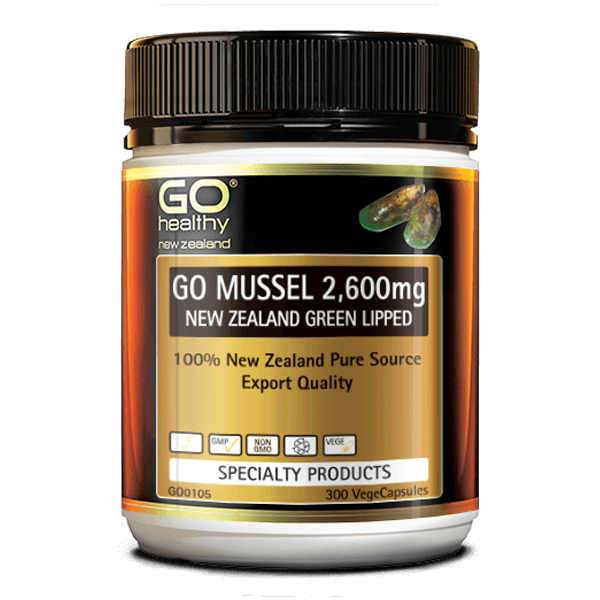 Go Healthy Go Mussel 2,600mg 300 Caps