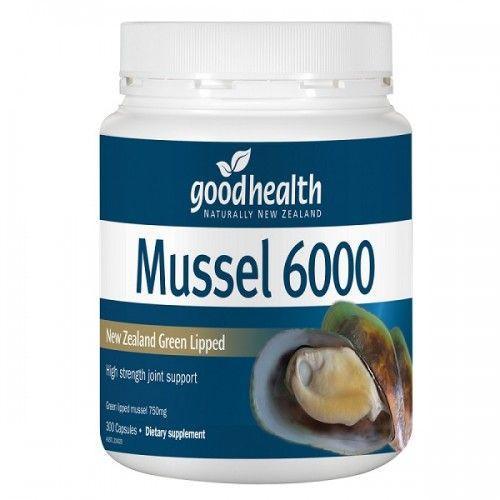 Good Health Mussel 6000 300 caps - Supplements.co.nz