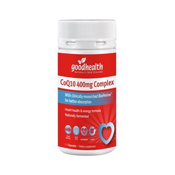 Good Health CoQ10 400mg Complex 30 Caps