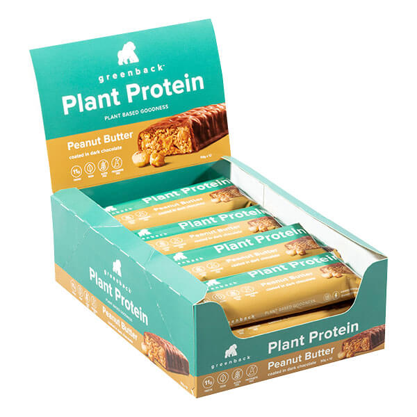 Greenback Plant Protein Bars 12x50g