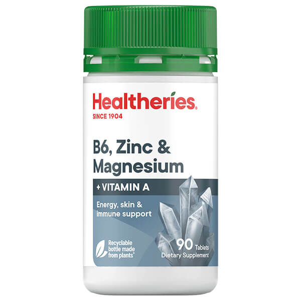 Healtheries B6, Zinc &amp; Magnesium 90 Tabs