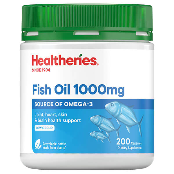 Healtheries Fish Oil 1000 200 Capsules