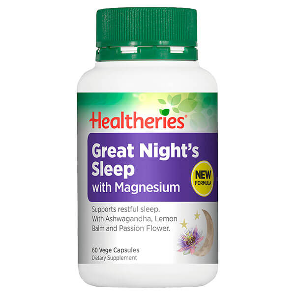 Healtheries Great Night&#39;s Sleep with Magnesium 60 Caps