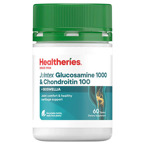 Healtheries Jointex Plus Glucosamine 1000 &amp; Chondroitin 100 60 Tablets