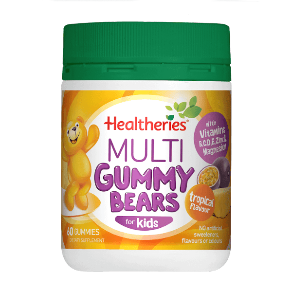 Healtheries Multi Gummy Bears for Kids 60 Gummies