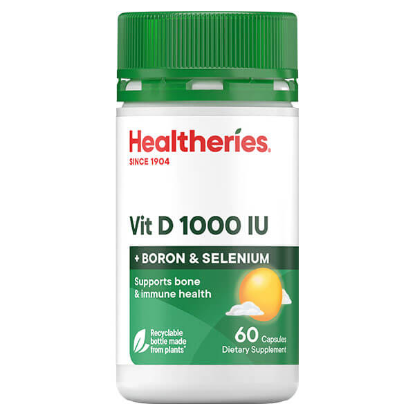 Healtheries Vit D 1000IU 60 Caps