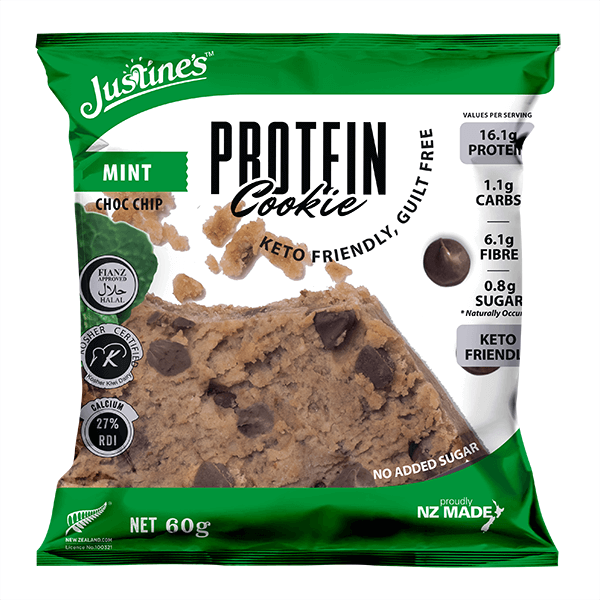 Justine&#39;s Protein Cookies 60g x12