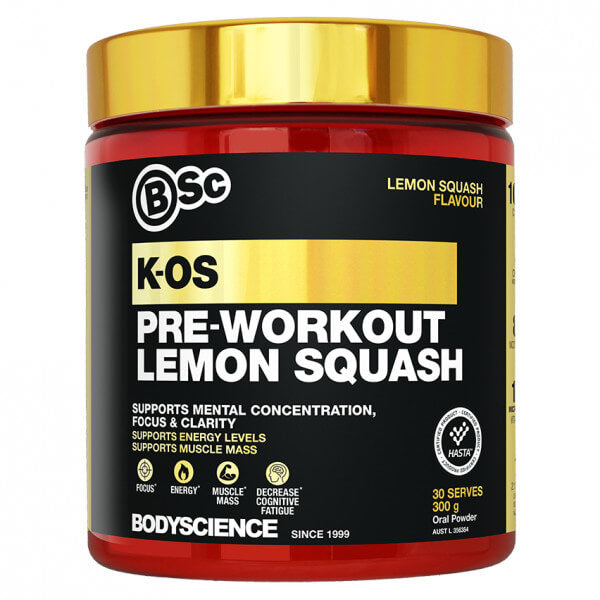 BSc Body Science K-OS Pre-Workout 30 Serves