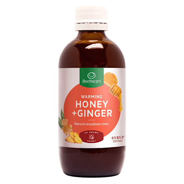 Lifestream Warming Honey and Ginger 200ml Syrup
