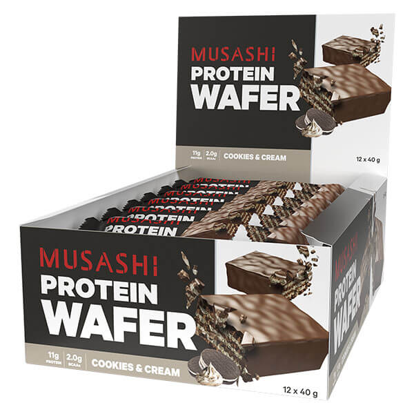 Musashi Protein Wafer Bar Box of 12