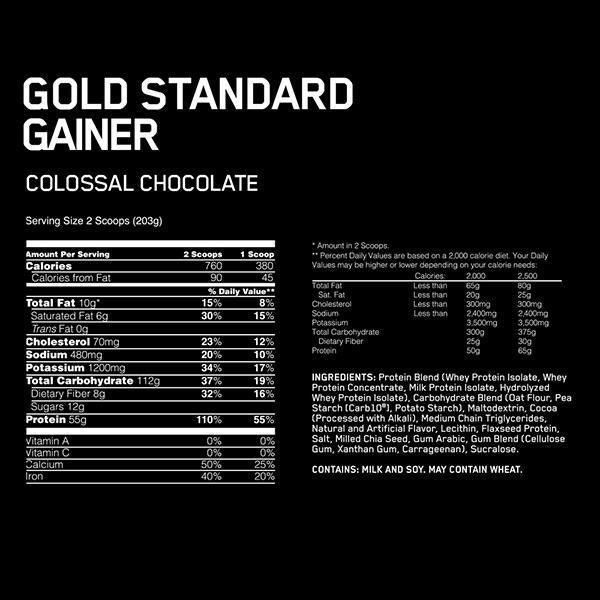 Optimum Nutrition Gold Standard Gainer 10lb - Supplements.co.nz