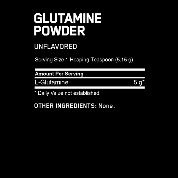 Optimum Nutrition Glutamine Powder 600g - Supplements.co.nz