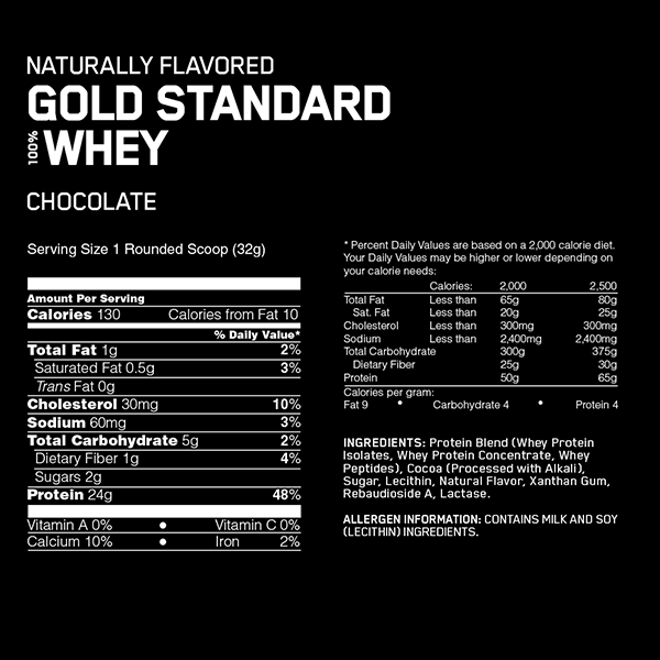 Optimum Nutrition Natural 100% Whey Gold Standard 5lb - Supplements.co.nz