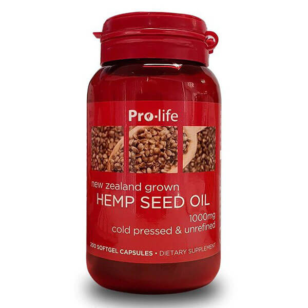 Pro-life Hemp Seed Oil 200 Softgels