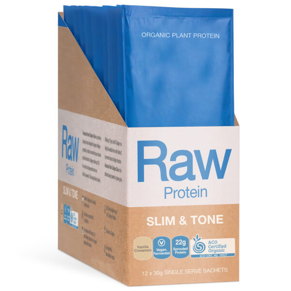 Amazonia Raw Slim &amp; Tone Protein Sachets 30g x12