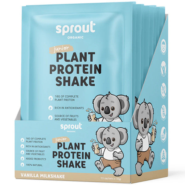 Sprout Organic Junior Plant Protein Shake 35g x12 Sachets