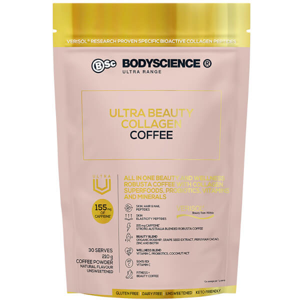 BSc Body Science Ultra Beauty Collagen Coffee 30 Serves