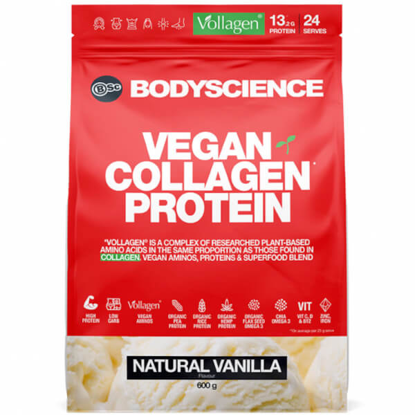 BSc Body Science Vegan Collagen Protein 600g